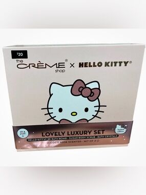Hello Kitty Pink & White Crystal Cleanse Sugar Body Scrub